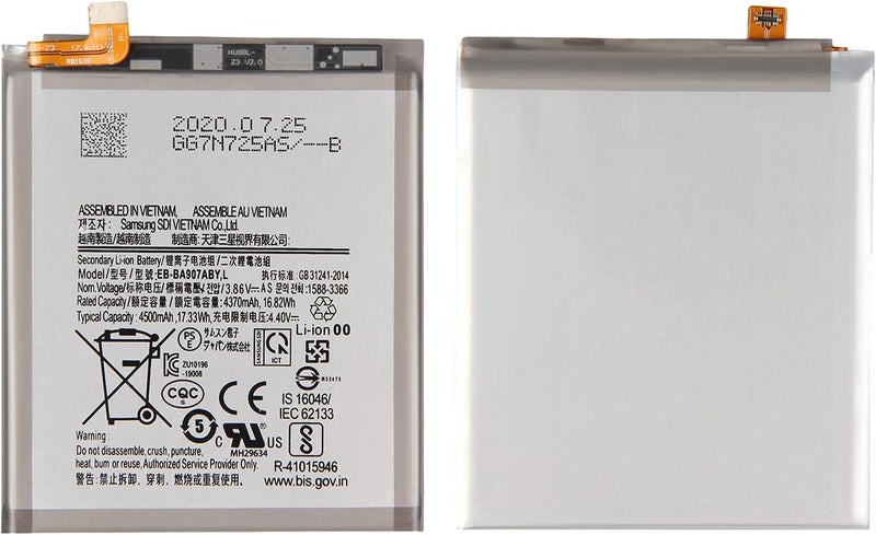 SwarKing Replacement Battery Compatible with Samsung Galaxy S10 Lite SM-G770 & Samsung Galaxy A71 5G SM-A716 EB-BA907ABY BR with Toolkit - Image 2